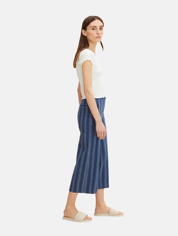 Wide Leg Pantalon TOM TAILOR en bleu