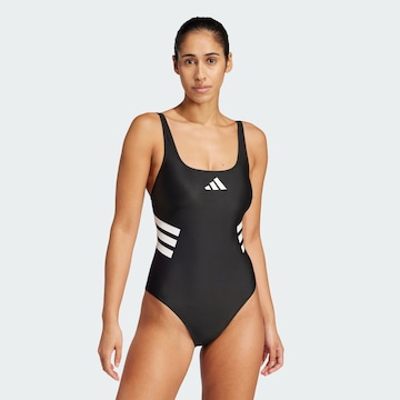 ADIDAS PERFORMANCE Bralette Sports swimsuit in Black: front