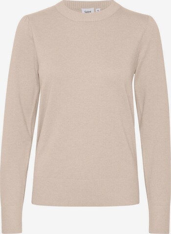 SAINT TROPEZ Sweater in Beige: front