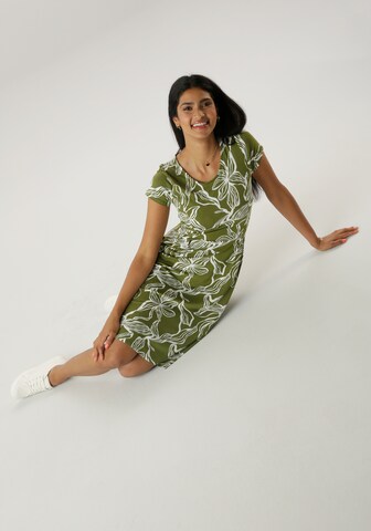 Aniston SELECTED Summer Dress in Green