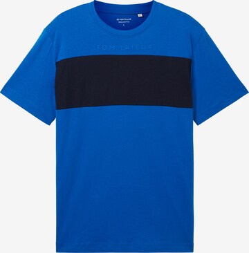 T-Shirt TOM TAILOR en bleu : devant