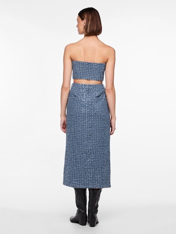 PIECES Skirt 'NAOMI' in Blue