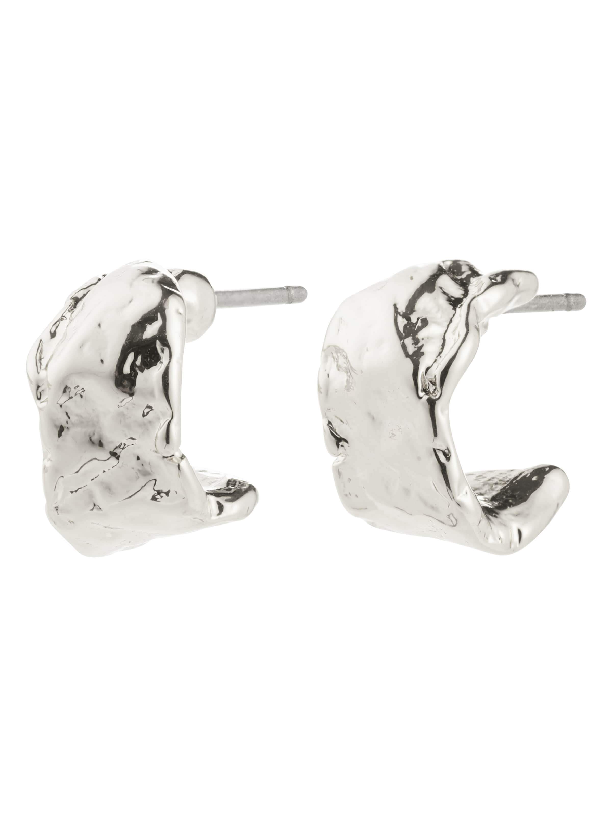 Pilgrim Fülbevalók 'Instant' - ezüst: elől