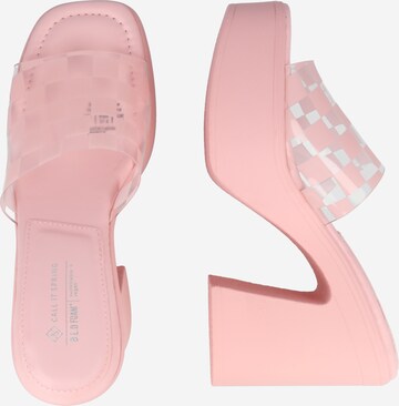 CALL IT SPRING Mules in Pink