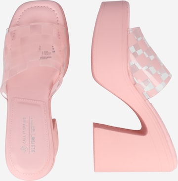 CALL IT SPRING Pantoletter i pink