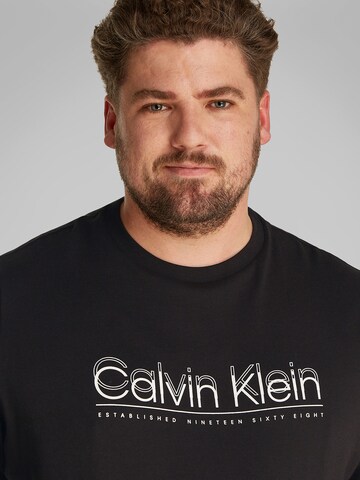 Calvin Klein Big & Tall Shirt in Black