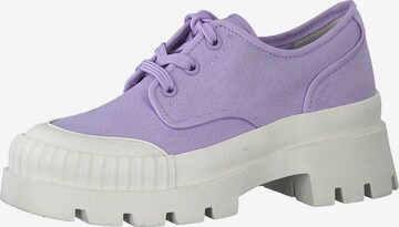 Chaussure à lacets TAMARIS en violet : devant