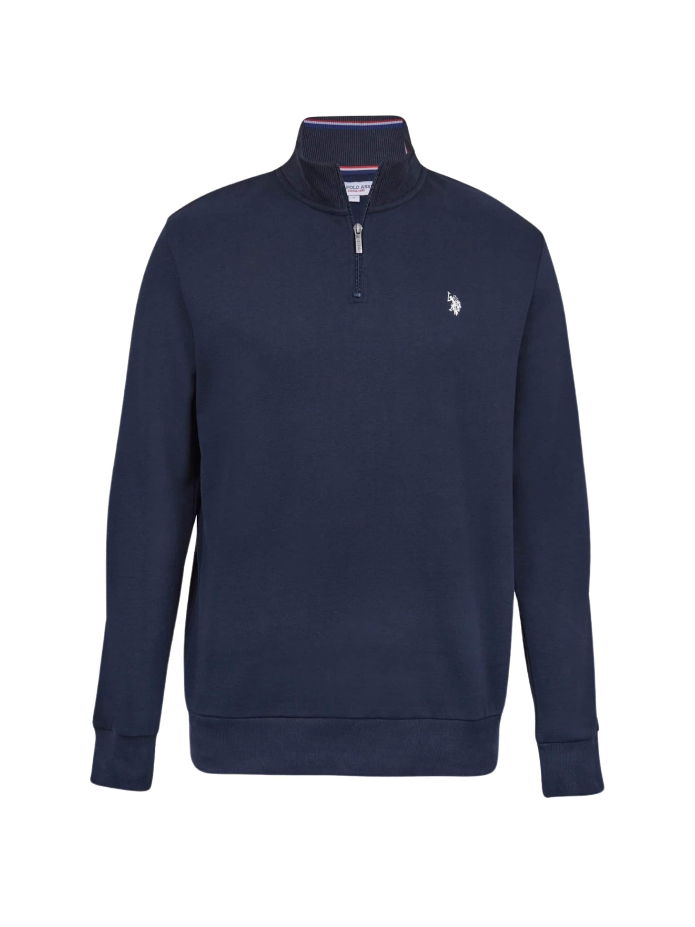 U.S. POLO ASSN. Sweatshirt 'Kurt' in Blau: Vorderseite