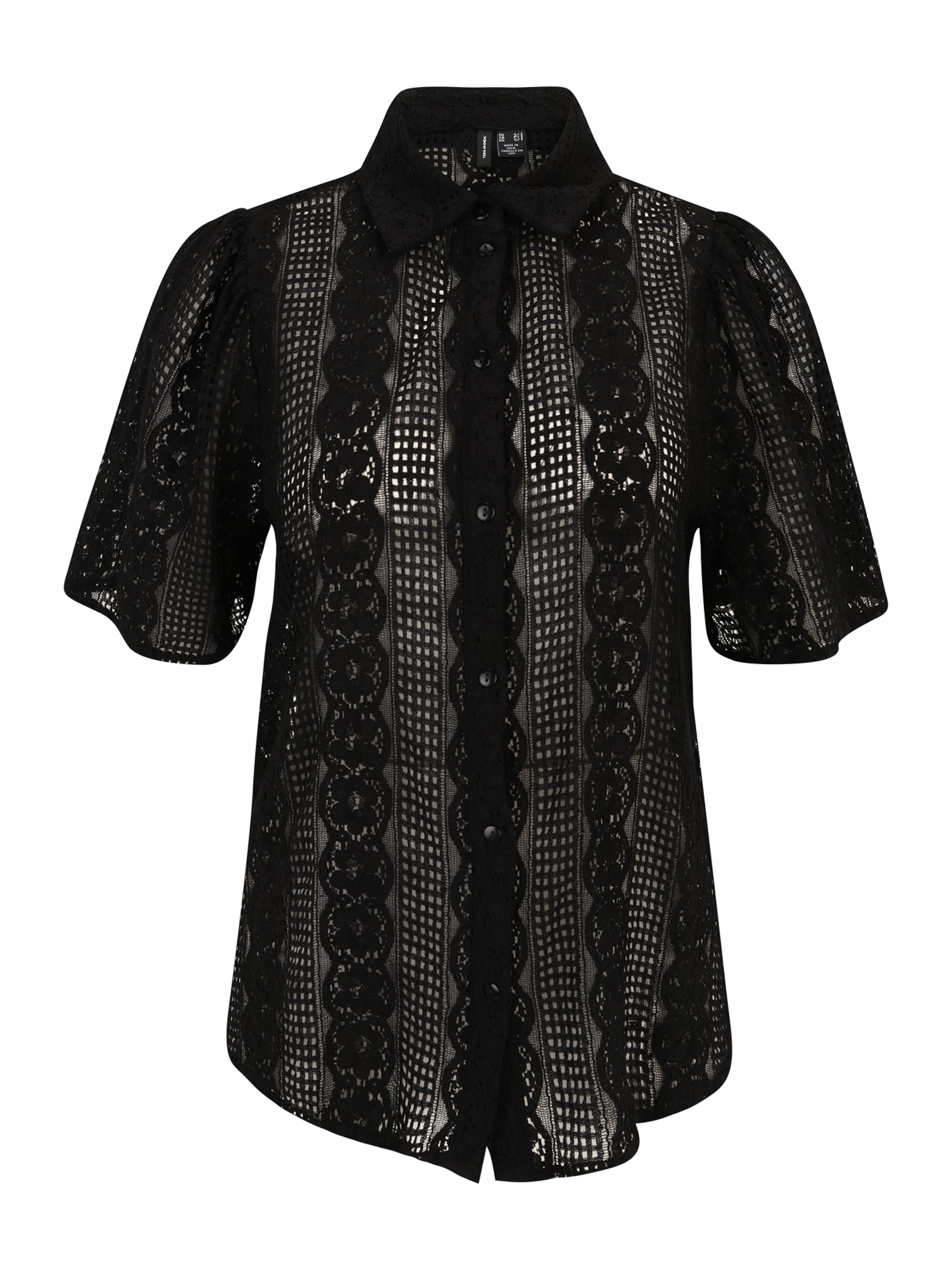 Vero Moda Tall Bluse 'VMDELSIE' in Schwarz: Vorderseite