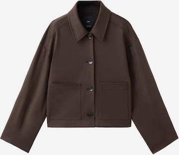 MANGO Jacke 'Julia' in Braun: Vorderseite