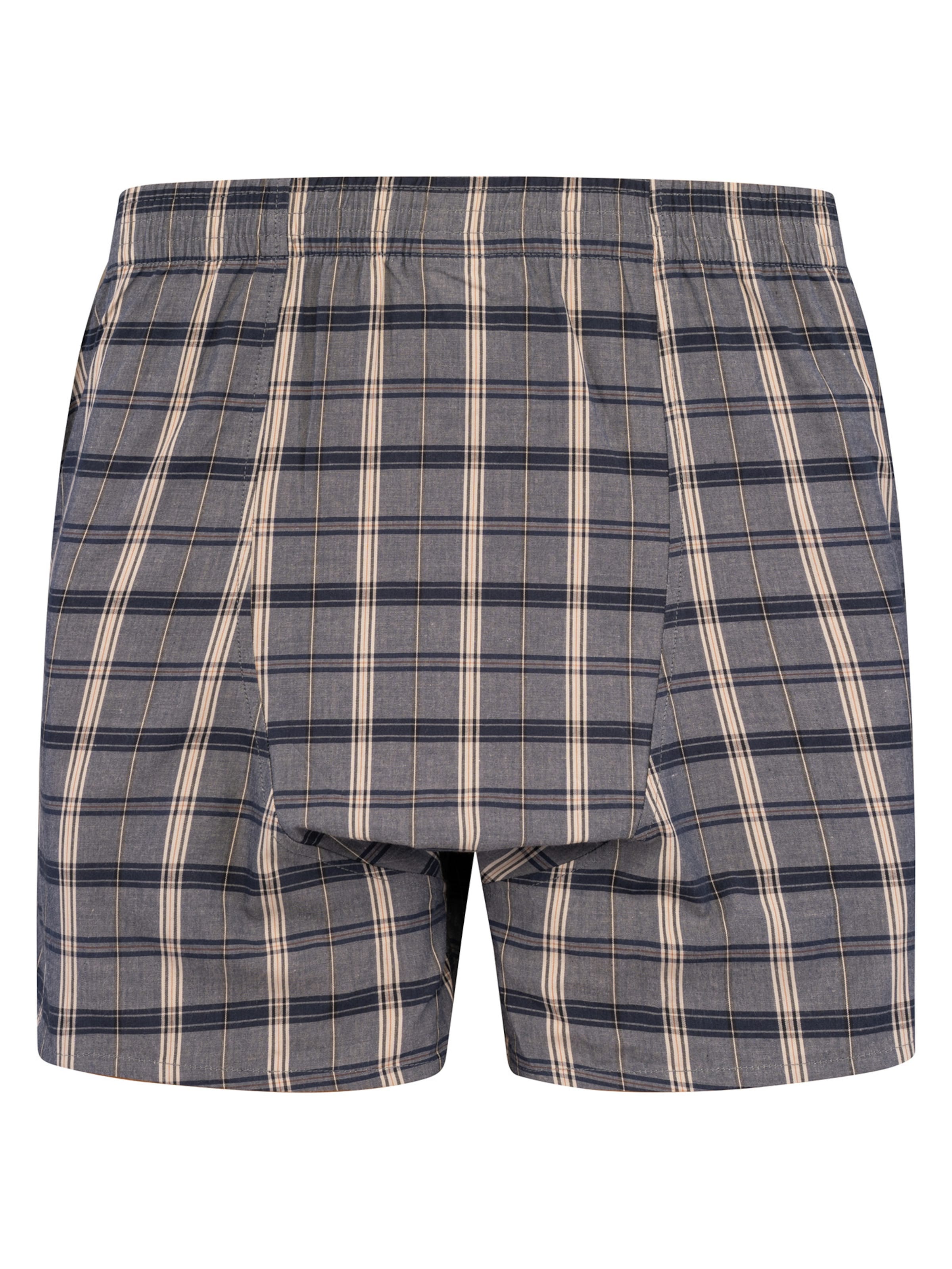 Sugar Pine Boxer ' Mix Karos ' in Blau