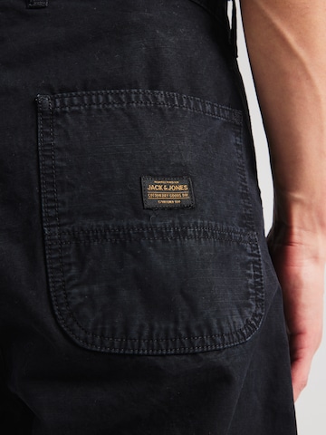 juoda JACK & JONES Plačios klešnės Kelnės 'JPSTAlex Ember'