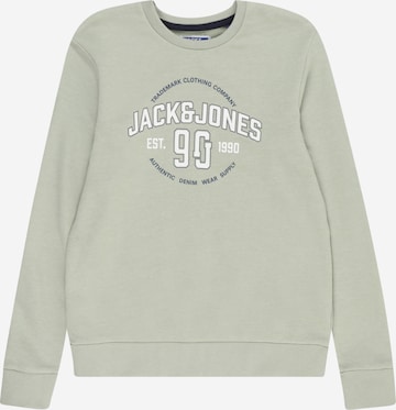 Jack & Jones Junior Sweatshirt 'MINDS' in Green: front