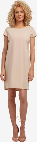 Robe TESSITA en beige : devant