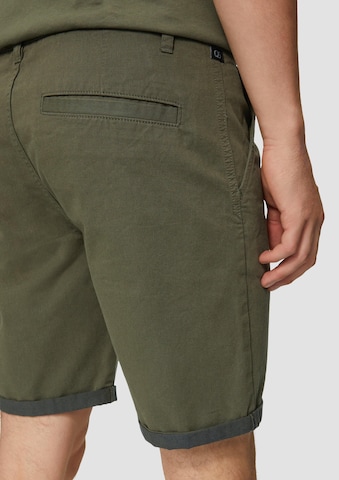 Regular Pantalon QS en vert