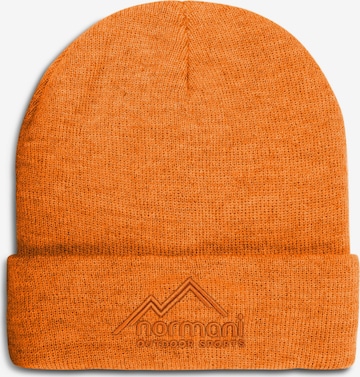 normani Beanie ' Calgary ' in Orange: front