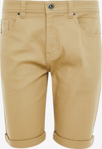 Threadbare Regular Trousers 'Sanky' in Brown: front