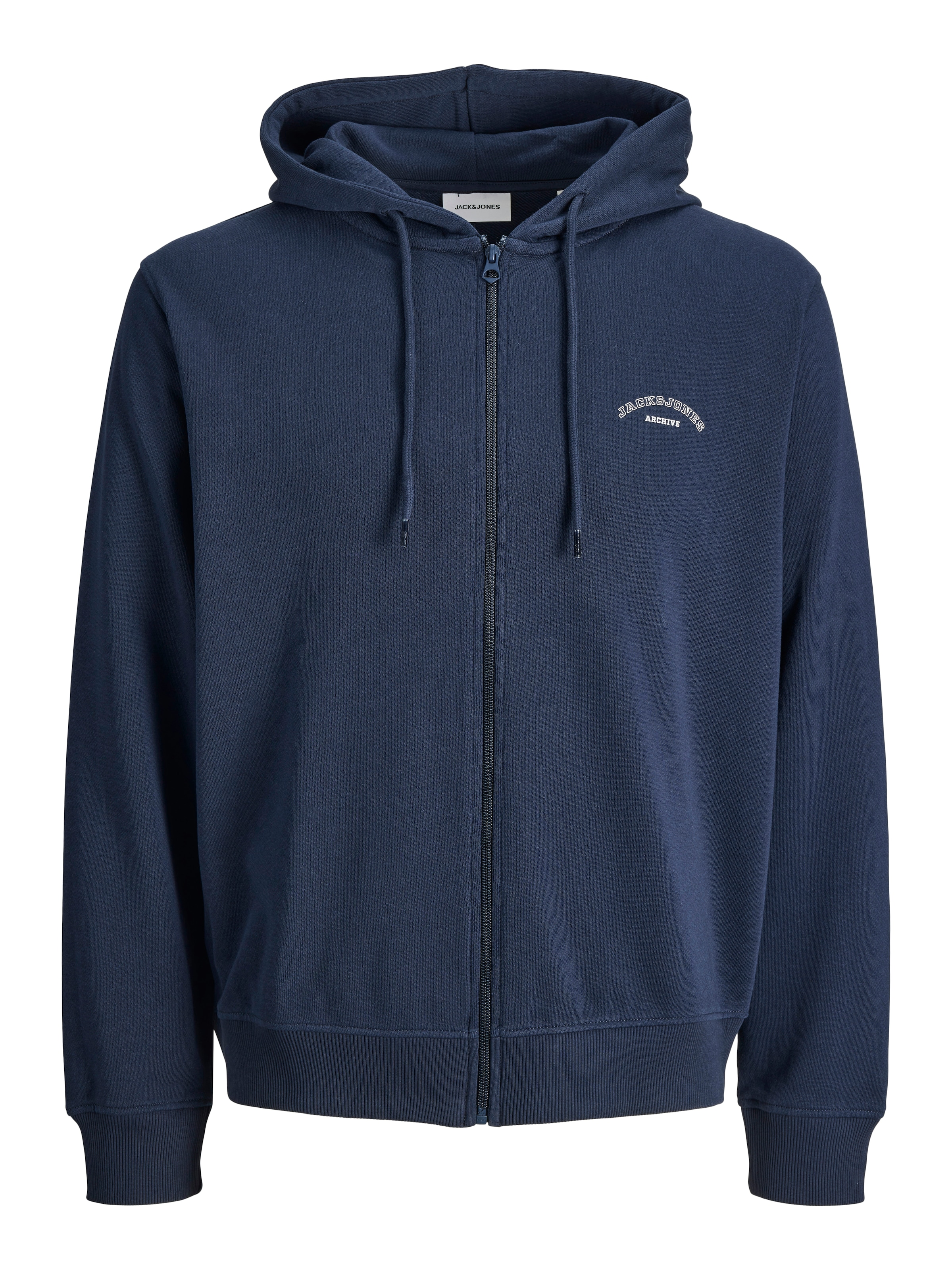 JACK & JONES Zip-Up Hoodie in Navy, Item view