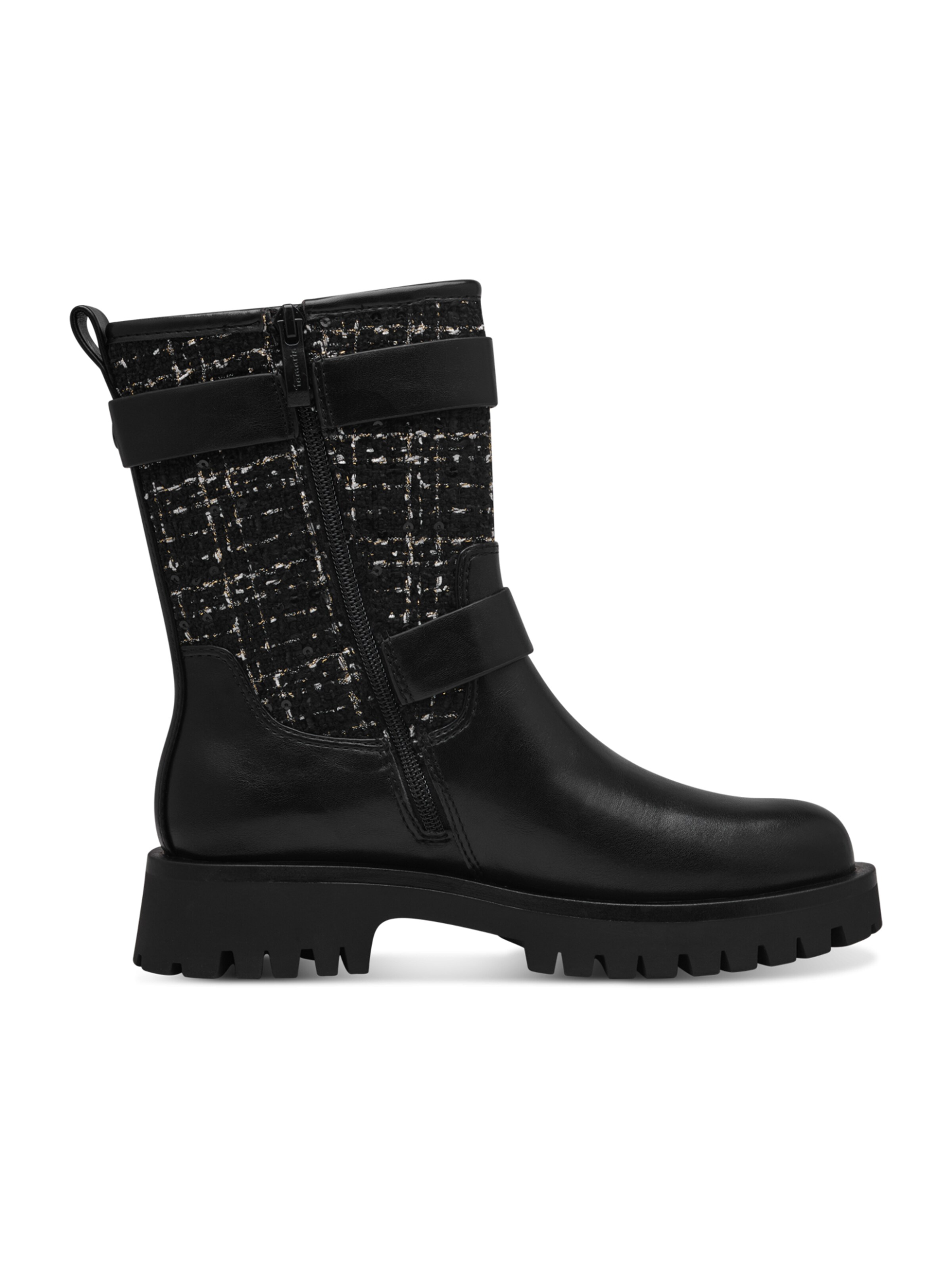 Tamaris Nízké kozačky – černá