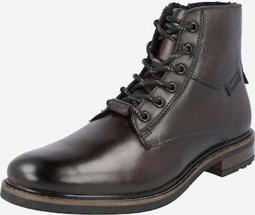 bugatti Lace-Up Boots 'Marcello' in Red: front