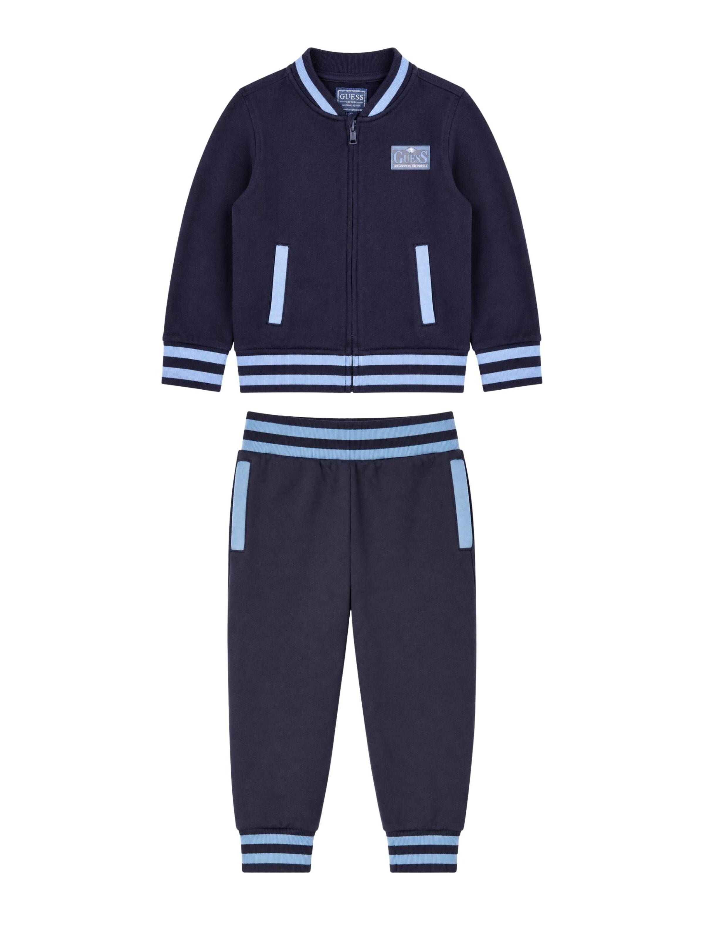 GUESS KIDS Zestaw w kolorze niebieski: przód