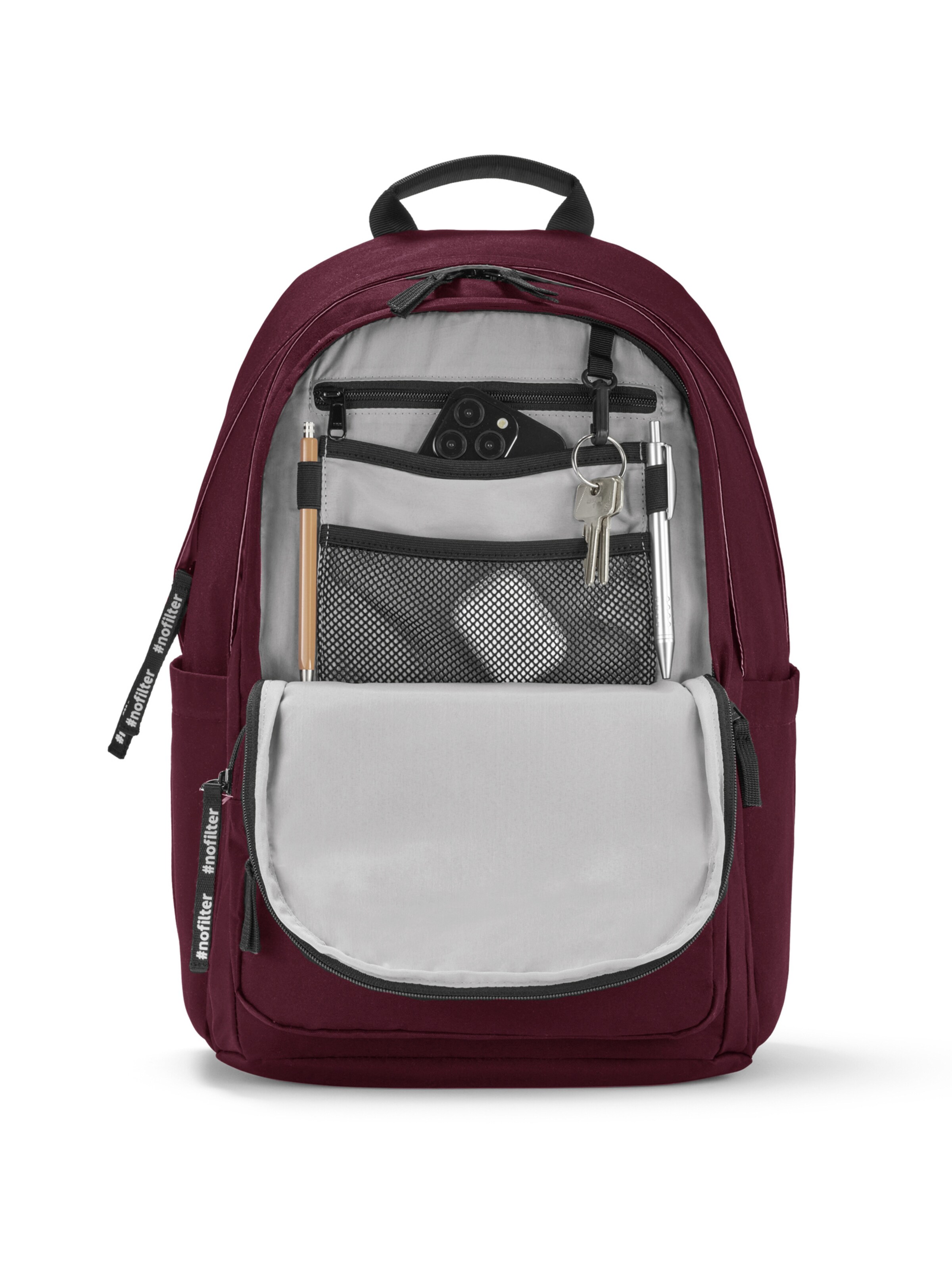 LARKSON Reppu 'No 3 Advanced' värissä punainen: etupuoli
