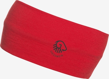 GIESSWEIN Headband 'Brentenjoch' in Red: front