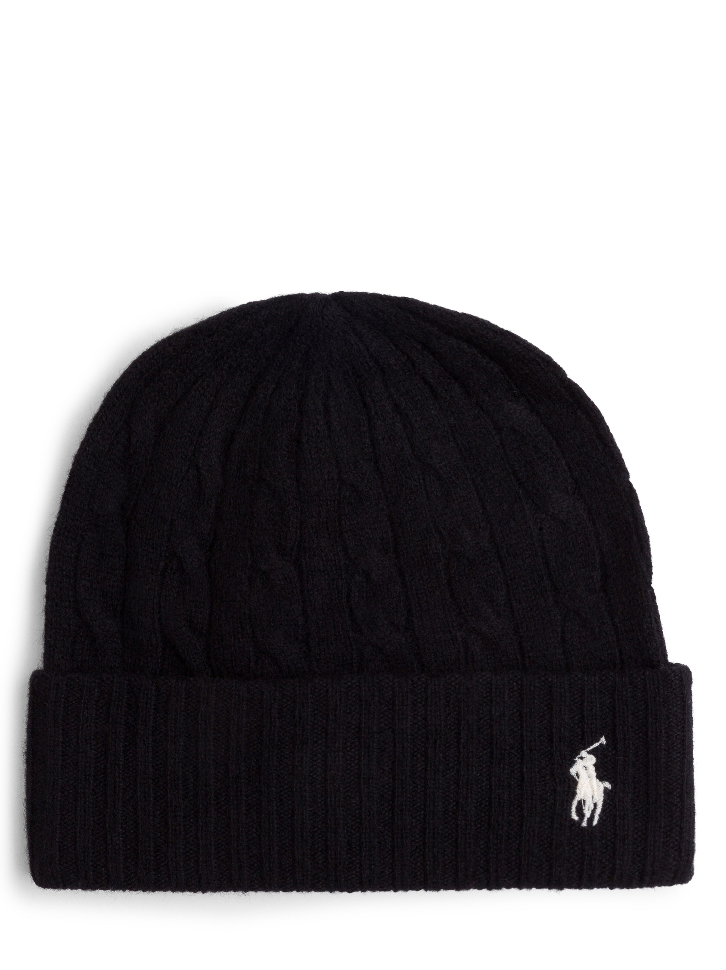 Polo Ralph Lauren Mütze in schwarz / weiß, Produktansicht