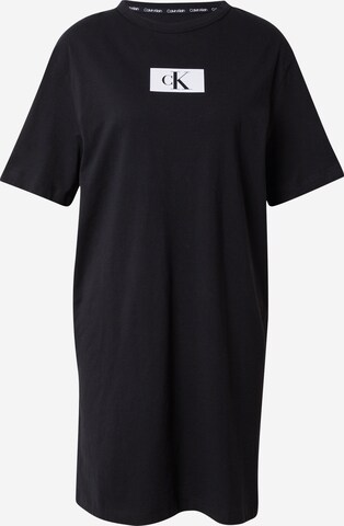 Chemise de nuit Calvin Klein Underwear en noir : devant