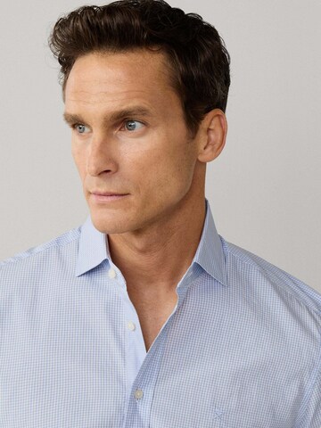 Hackett London Regular Fit Hemd 'CITY' in Blau