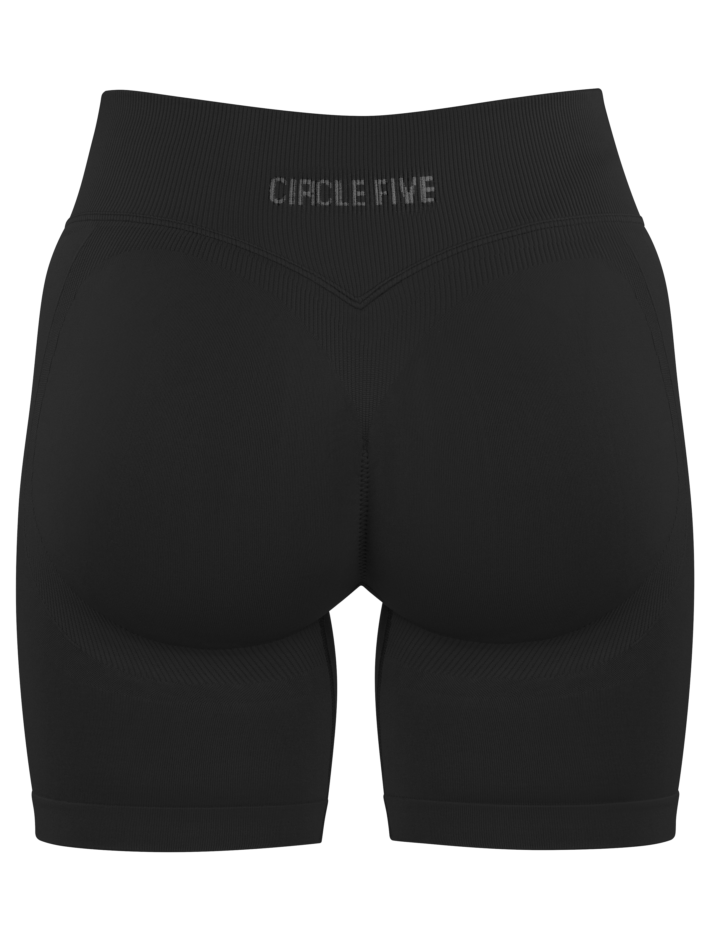Circle Five Sportanzug 'Scrunch Shape Set (Push-Up Leggings und Medium Support Sport-BH)'‌‌‌‌‌‌‌‌‌‌ in Schwarz