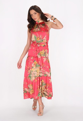 faina Jurk in Roze