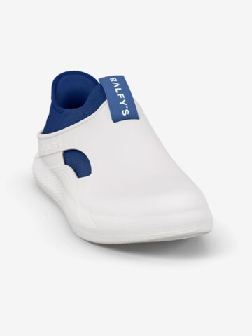 RALFY'S Classic Flats 'N1 Combo' in Blue: front