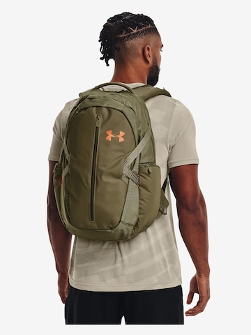 UNDER ARMOUR Sports Backpack 'Triumph' in Green: front