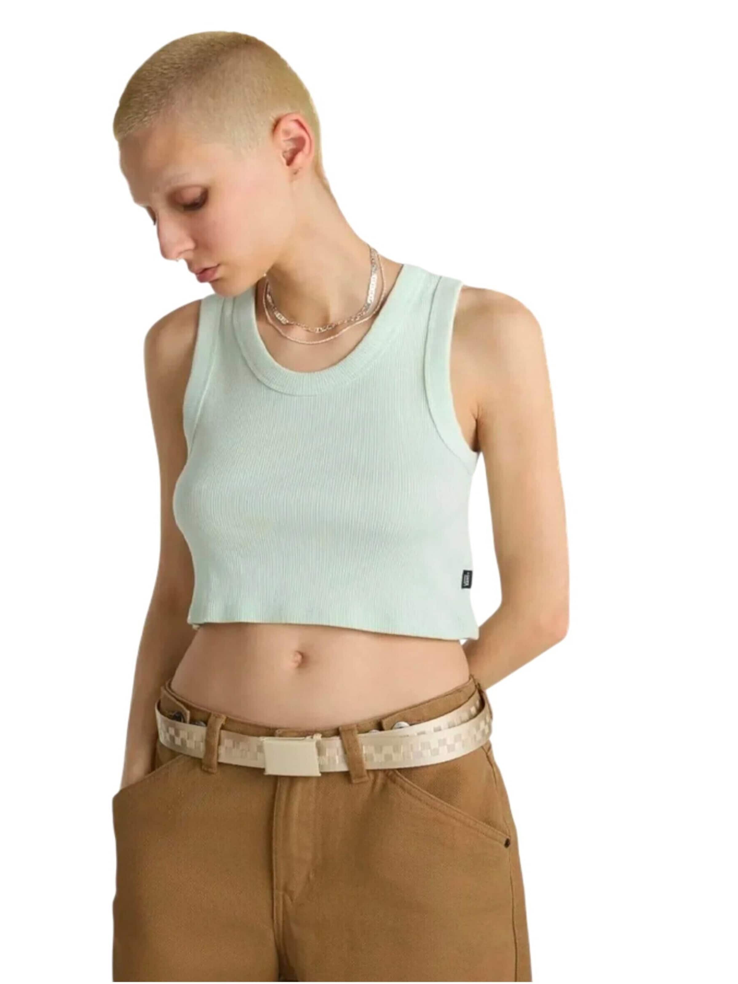 VANS Top in Green: front