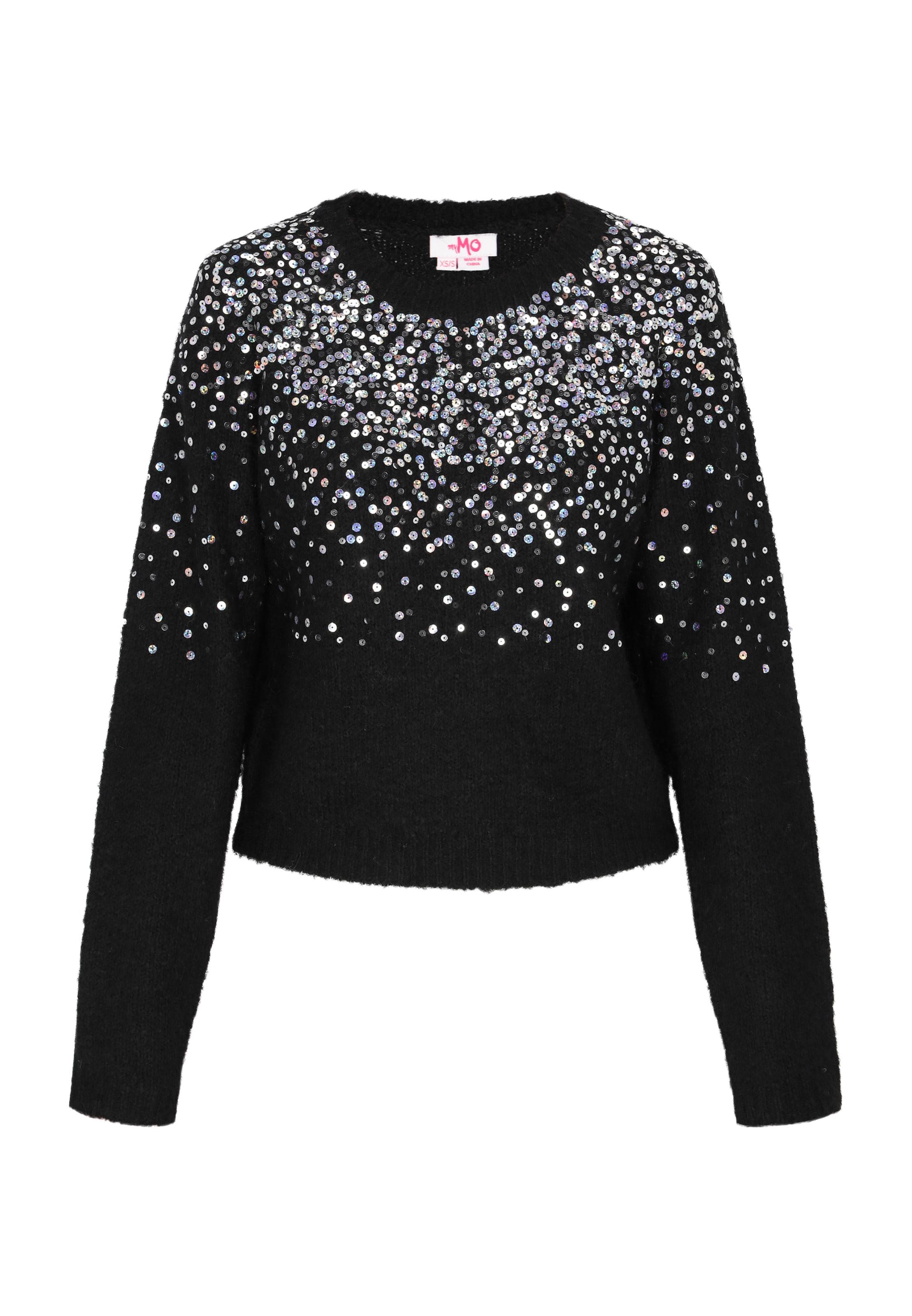 MYMO Pullover in Schwarz: Vorderseite