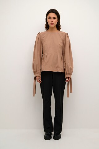 KAREN BY SIMONSEN Bluse 'Klara' in Beige