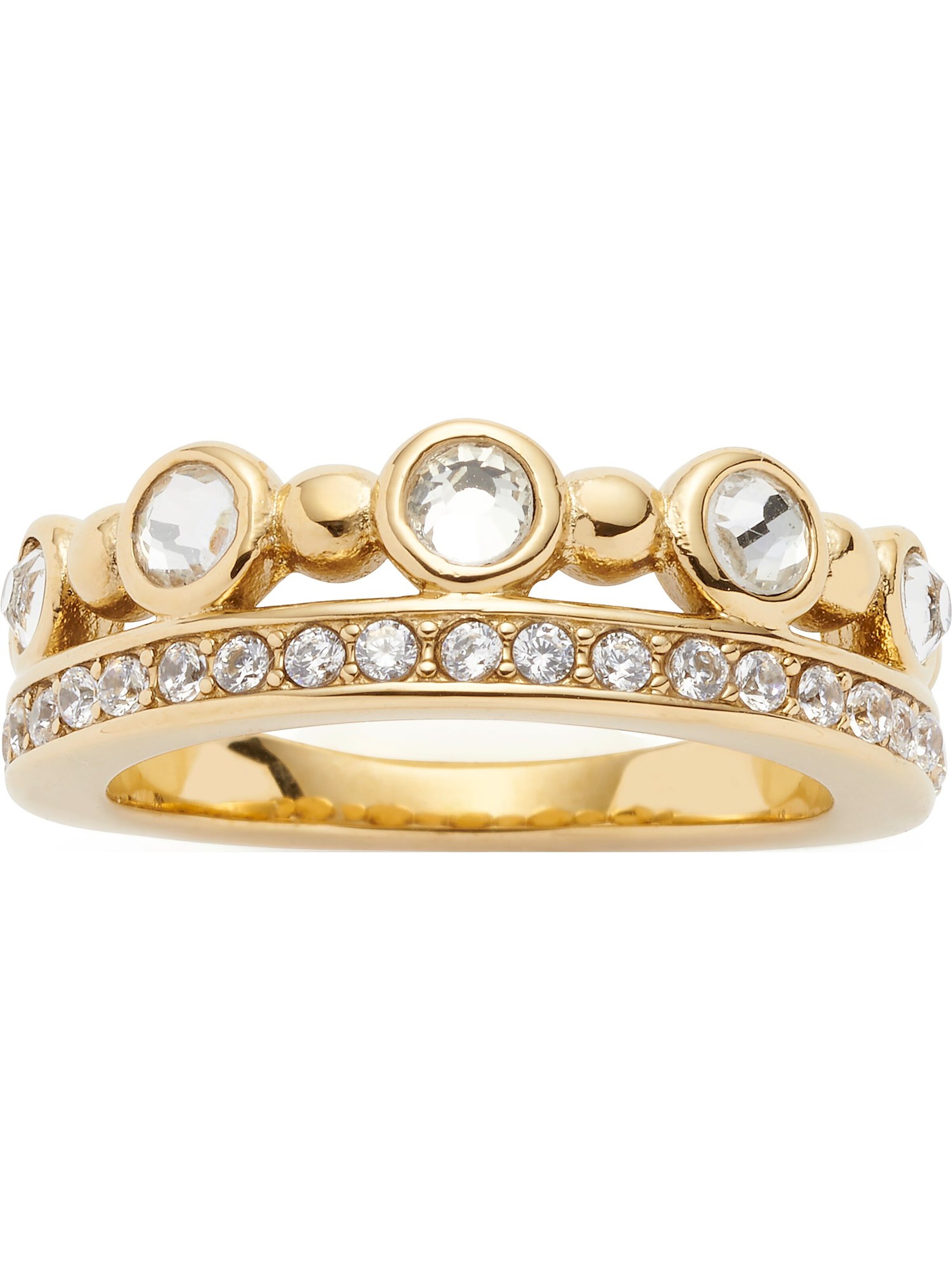 LEONARDO Ring in Gold: front