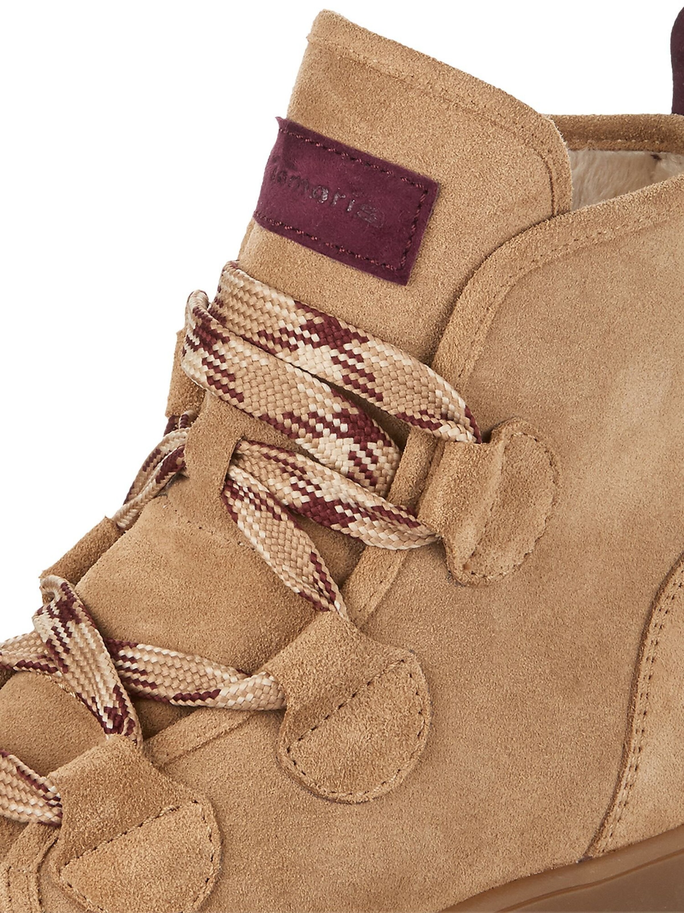 Bottines à lacets Tamaris en marron