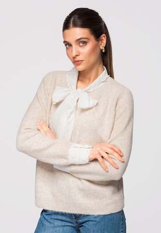 Ombre Sweater in Beige