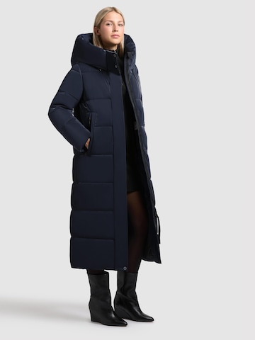 khujo Winter coat 'Soulani5 Shiny' in Blue