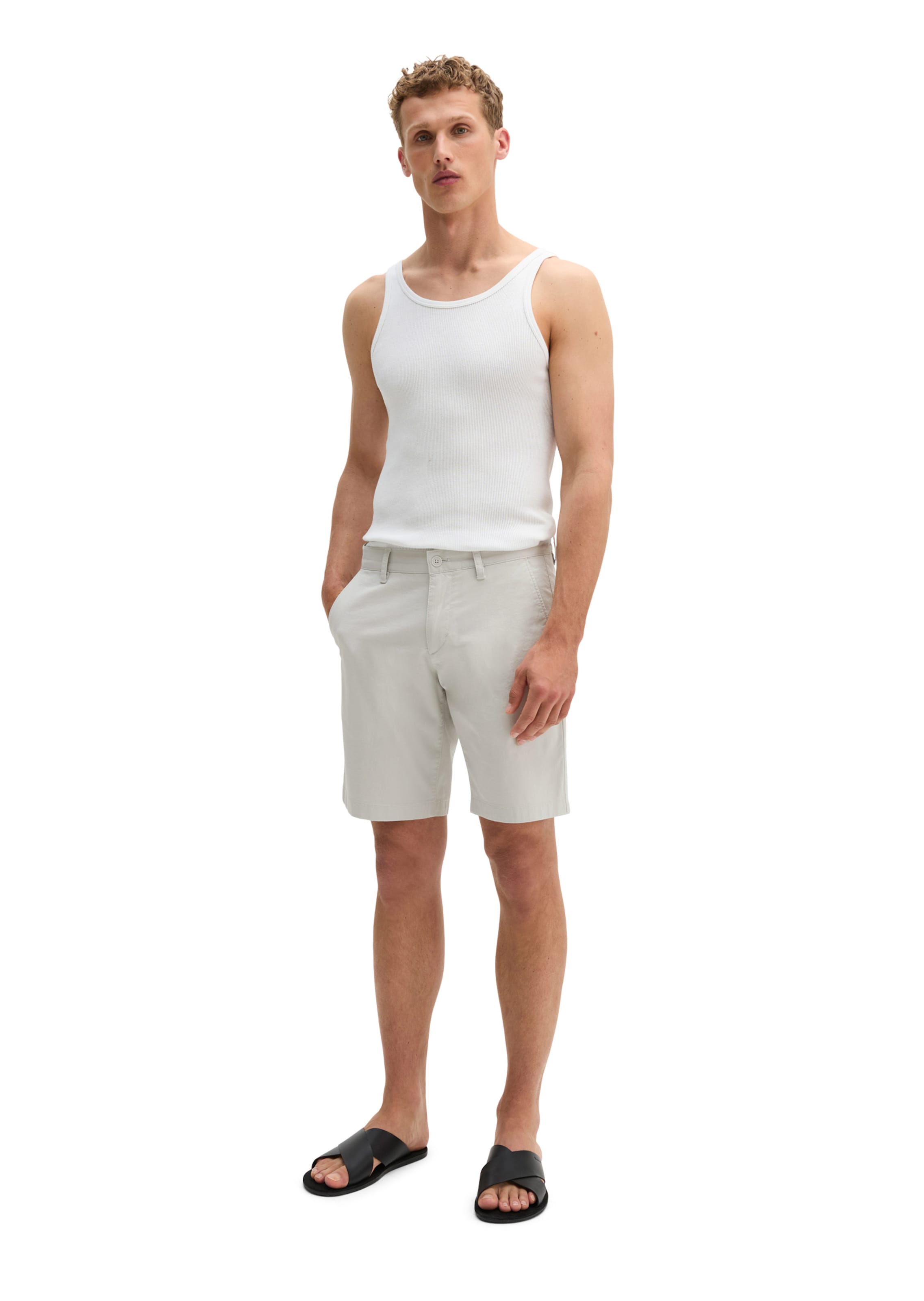 Marc O'Polo Regular Broek 'Reso' in Grijs