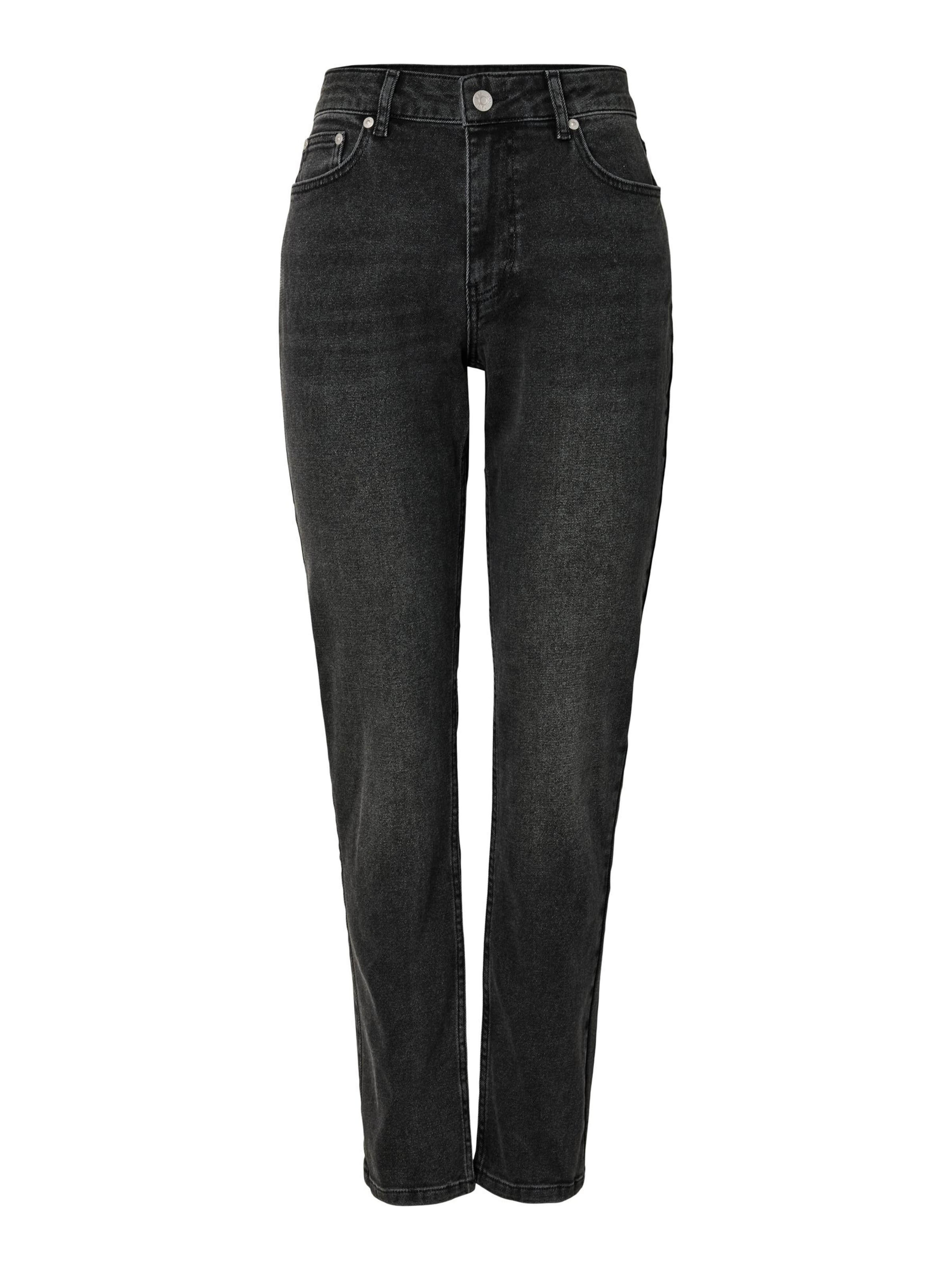 Slimfit Jeans 'SELMA' di YAS in grigio: frontale