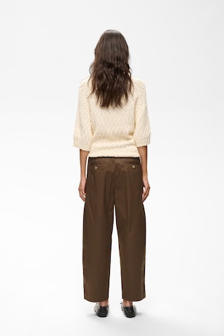InWear - Pierna ancha Pantalón en marrón