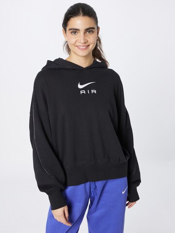 Nike Sportswear Sweatshirt in Schwarz: predná strana