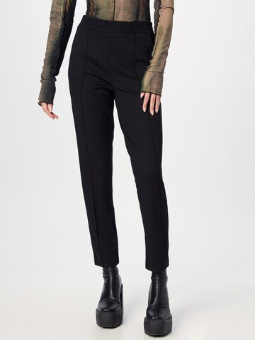 Coupe slim Pantalon 'Conimo' Someday en noir : devant