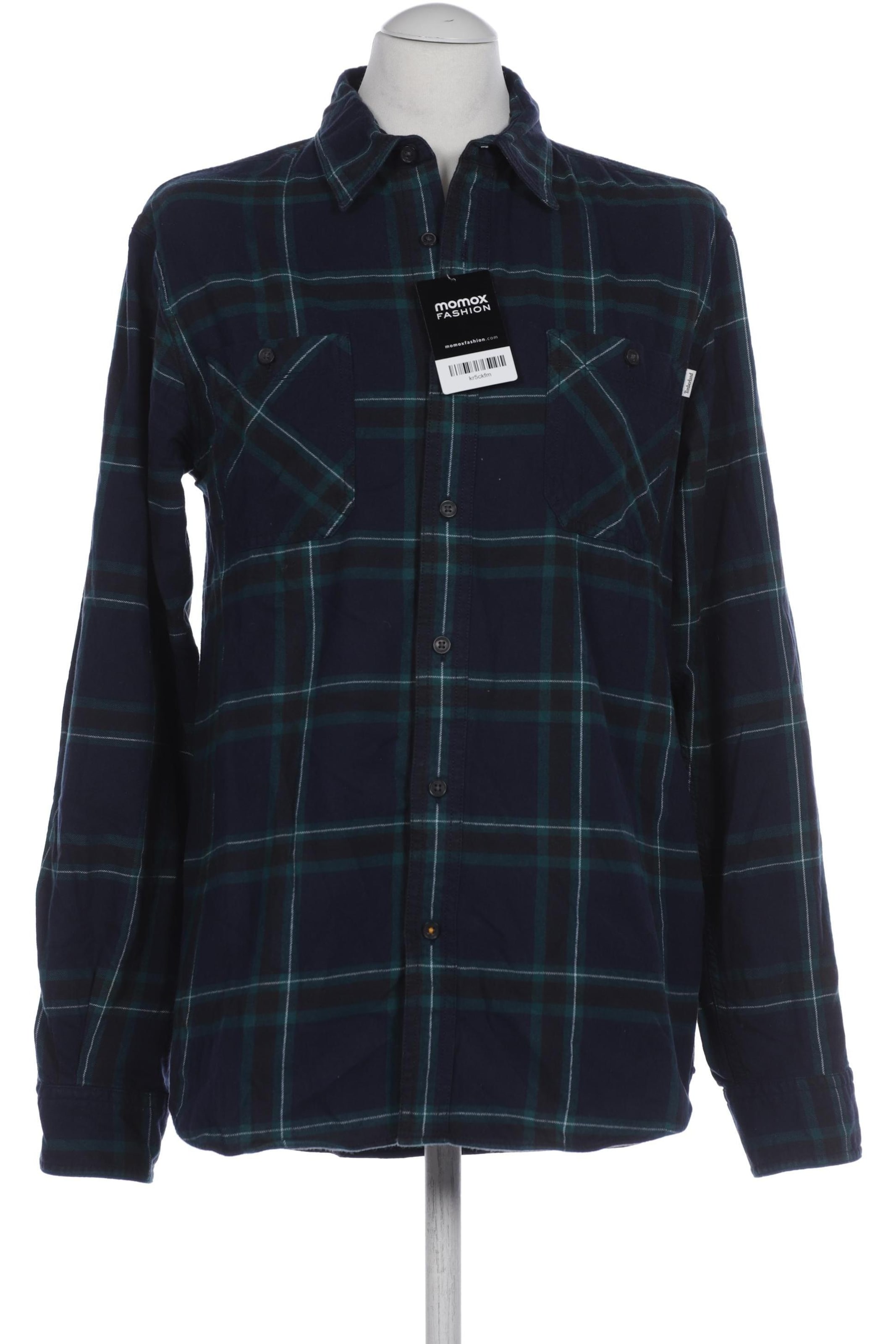TIMBERLAND Button Up Shirt in M in Blue: front