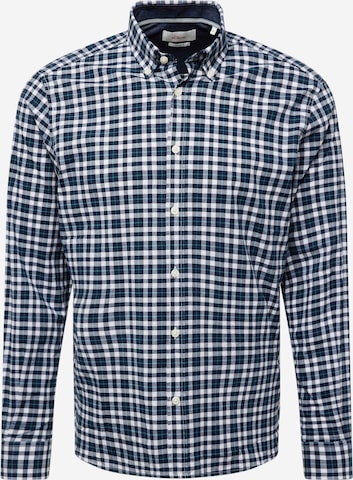 s.Oliver Regular Fit Hemd in Blau: Vorderseite