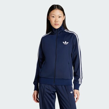 ADIDAS ORIGINALS Bluza rozpinana 'Adicolor Classic Firebird' w kolorze niebieski: przód