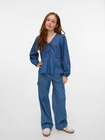 Vero Moda Girl Bluse 'VMDemi' i blå